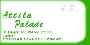 attila palade business card